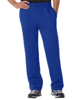 1277 Badger Adult Blended Open-Bottom Fleece Pants Royal