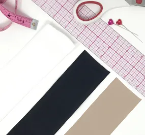 2" (5cm) Plush Soft Matte Elastic, Stretch Trim- 1 Yard