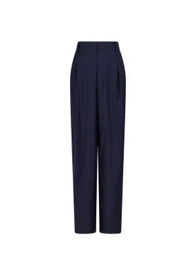 Alessandra N Pinstripe Pants - Navy
