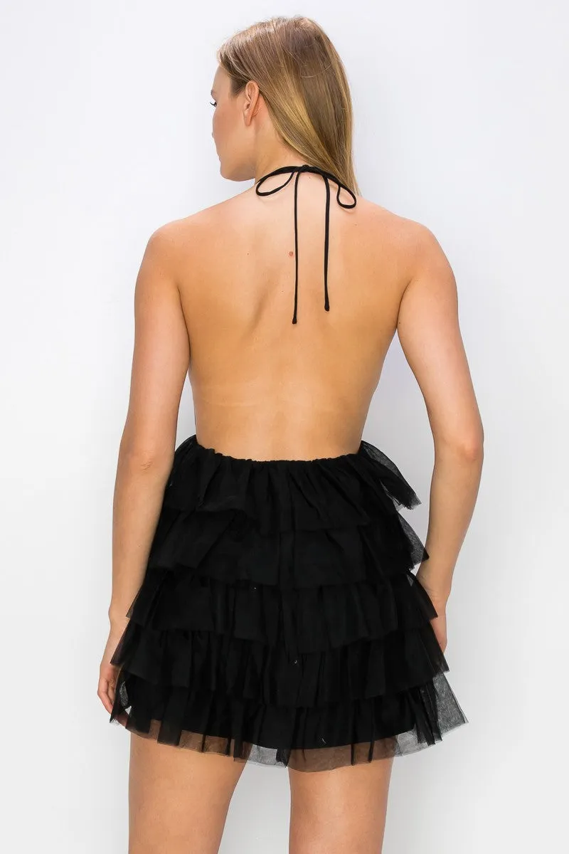 Ashley Tiered Ruffle Mini Dress