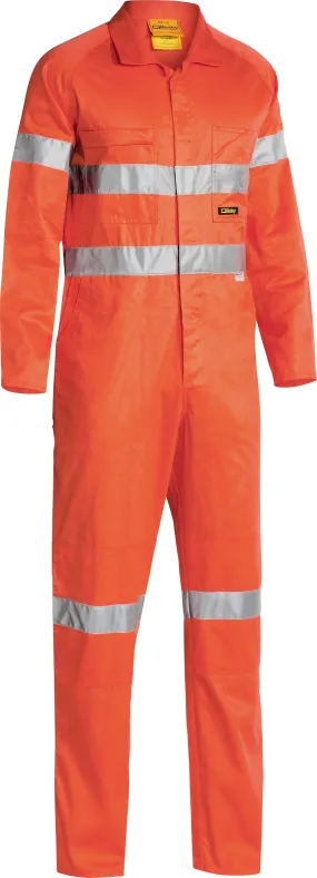 BC6718TW Bisley Hi Vis Lightweight Overalls 3M Reflective Tape - Regular