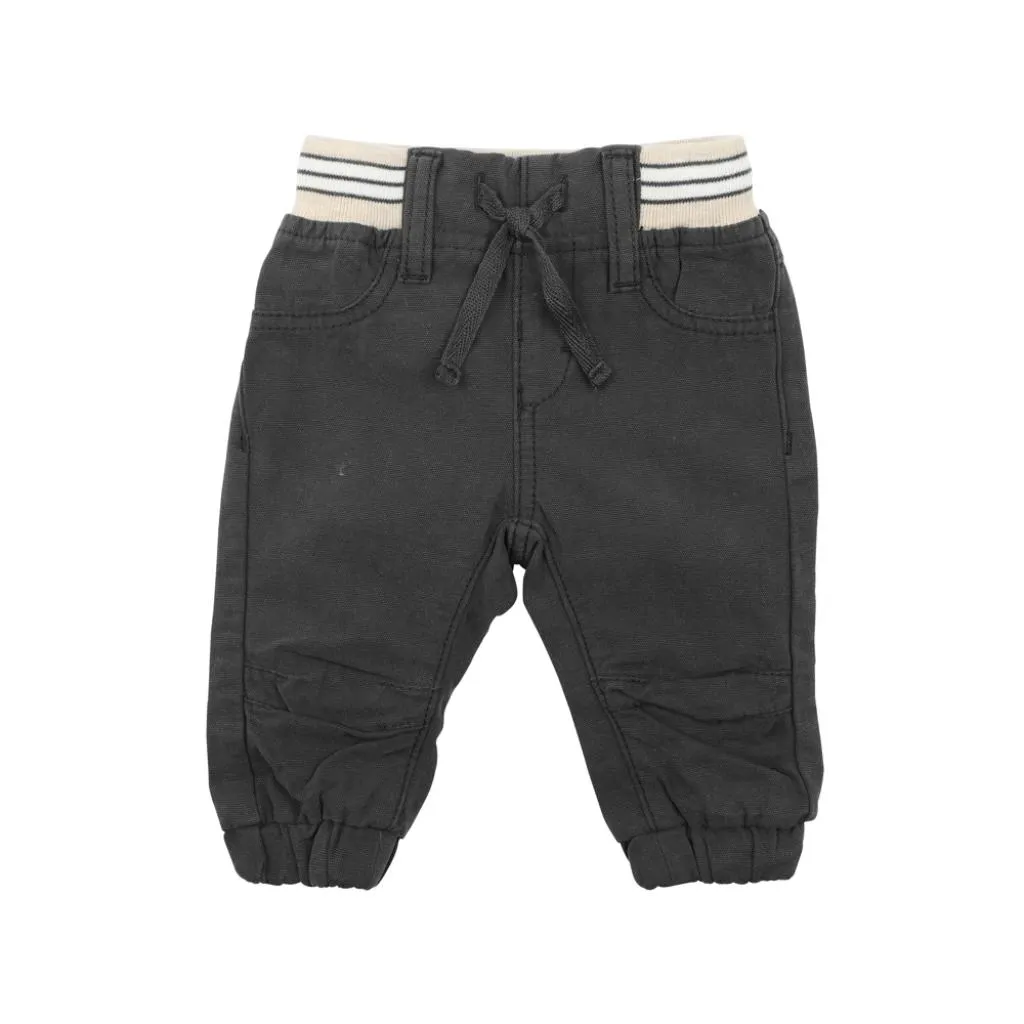 Bebe Myles Canvas Pants (Forest Grey)