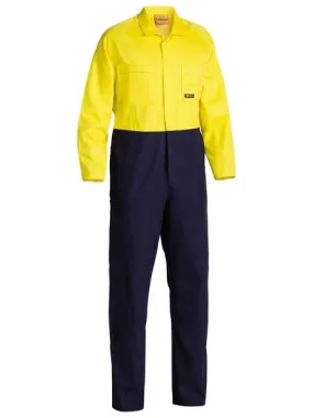 BISLEY 2 Tone Hi Vis Coveralls Regular Weight BC6357