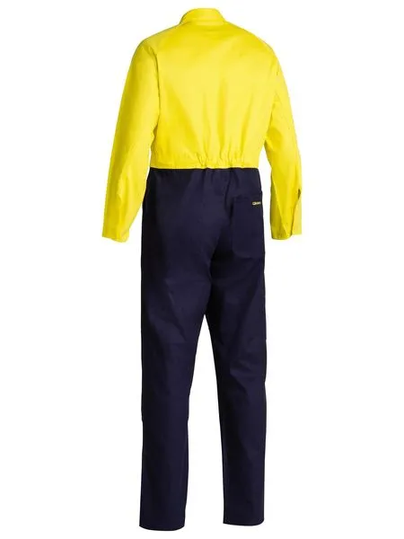 BISLEY 2 Tone Hi Vis Coveralls Regular Weight BC6357