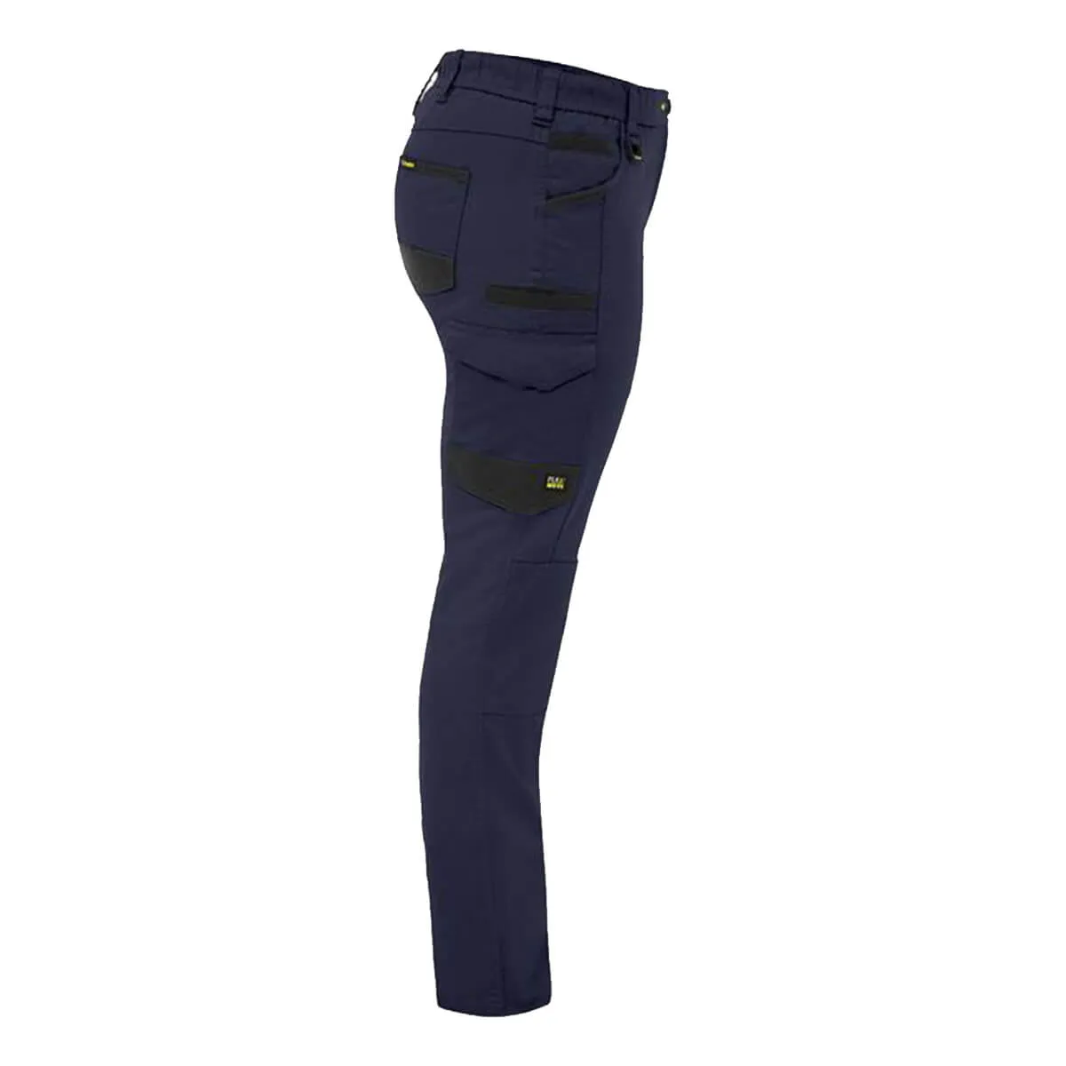 Bisley BPCL6338 Women's Flx & Move Stretch Canvas Elastic Waist Cargo Pants Navy