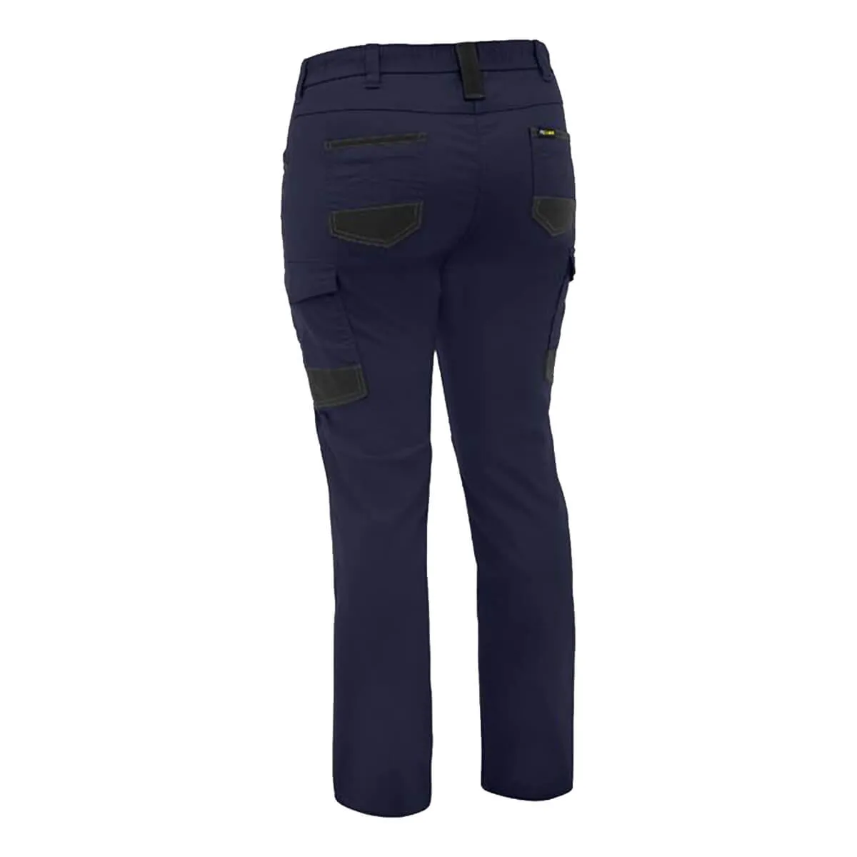 Bisley BPCL6338 Women's Flx & Move Stretch Canvas Elastic Waist Cargo Pants Navy