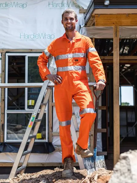 Bisley Hi Vis Taped Drill Coverall (BISBC607T8)