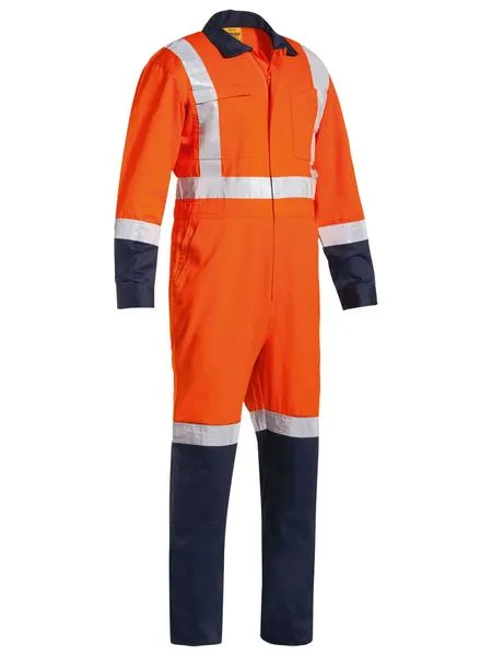 Bisley Hi Vis Taped TTMC Lightweight Drill Coverall (BISBC6029T)