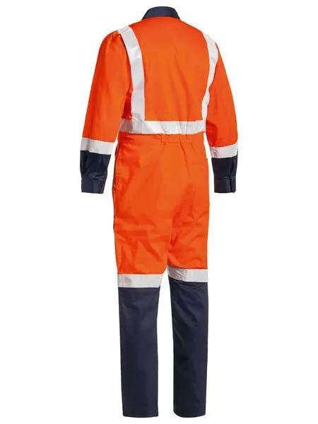 Bisley Hi Vis Taped TTMC Lightweight Drill Coverall (BISBC6029T)