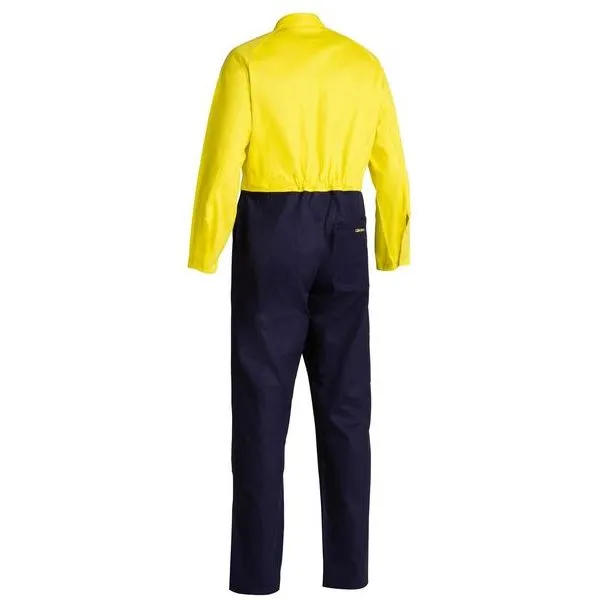 Bisley Two Tone Hi Vis Coveralls Regular Weight (BC6357)