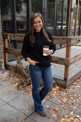  Striped Tiger Pattern Chunky Sweater