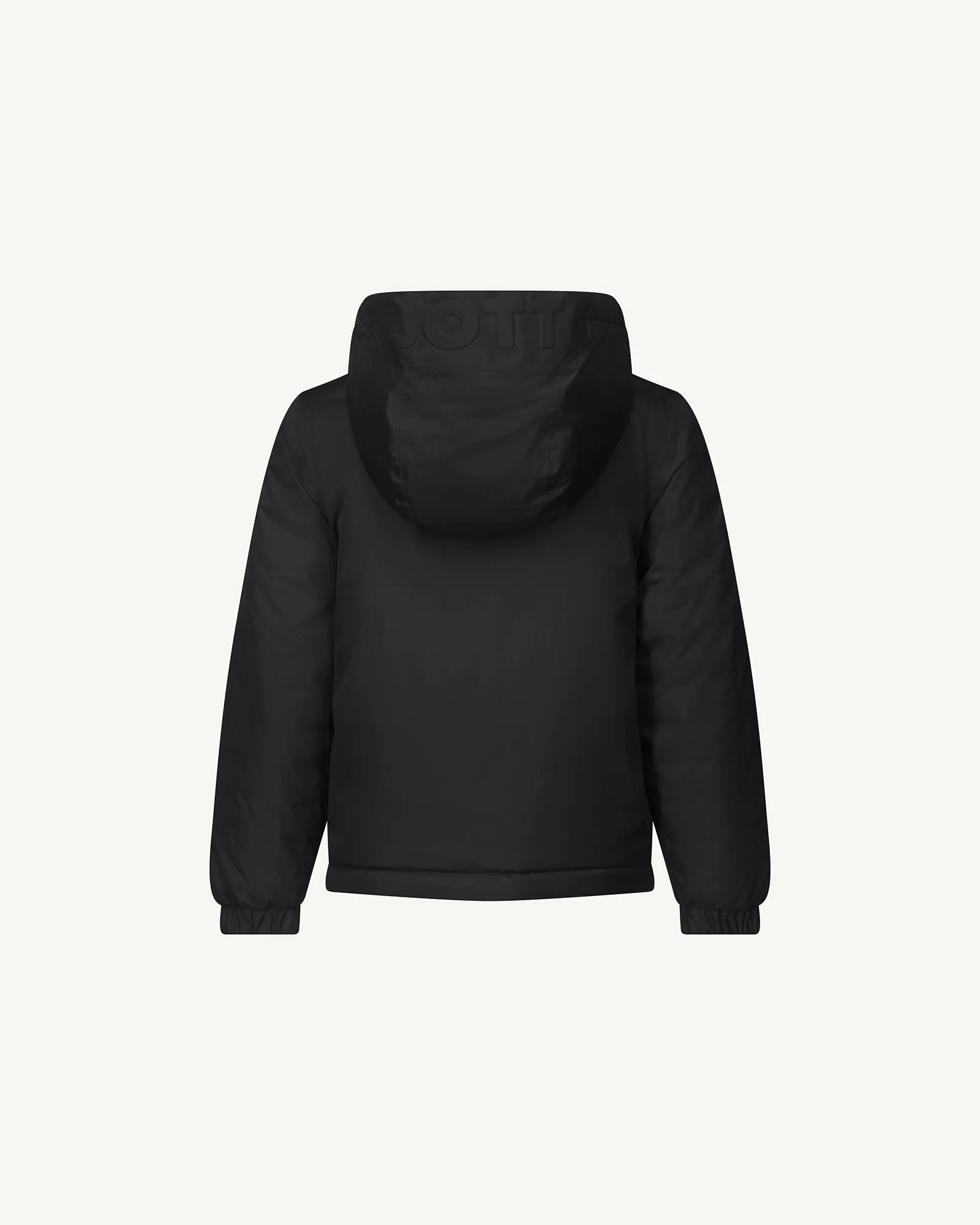 Black Zurich 2.0 kids reversible puffer jacket