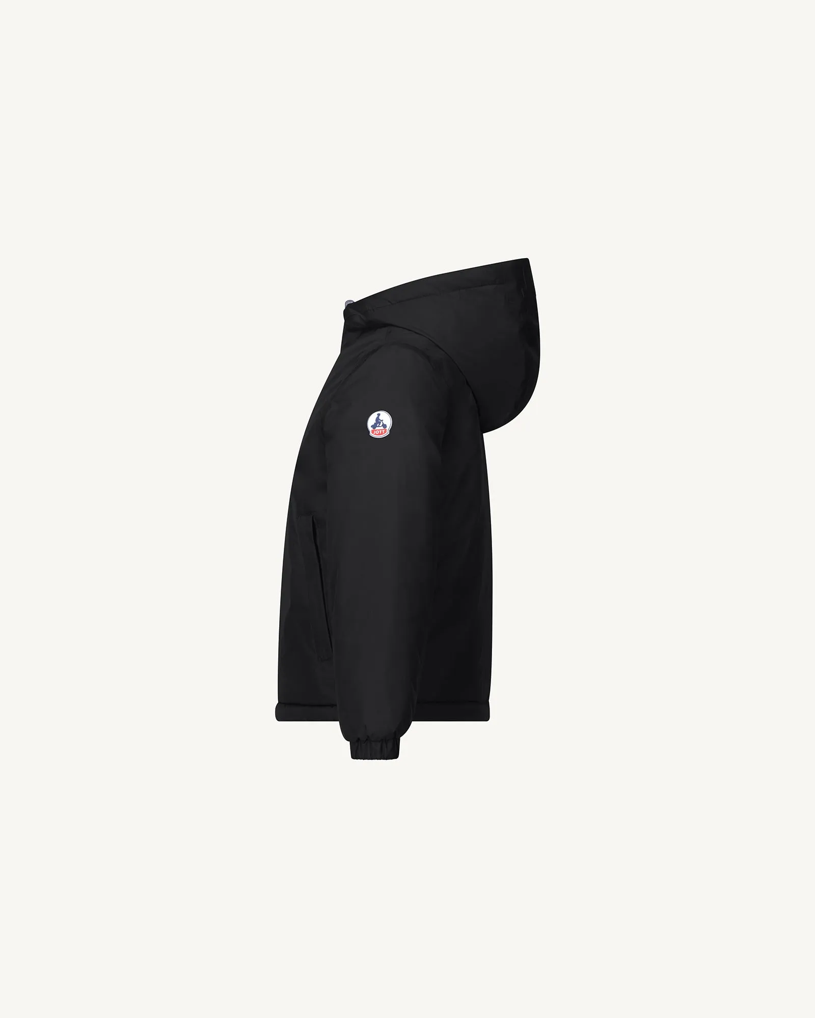 Black Zurich 2.0 kids reversible puffer jacket