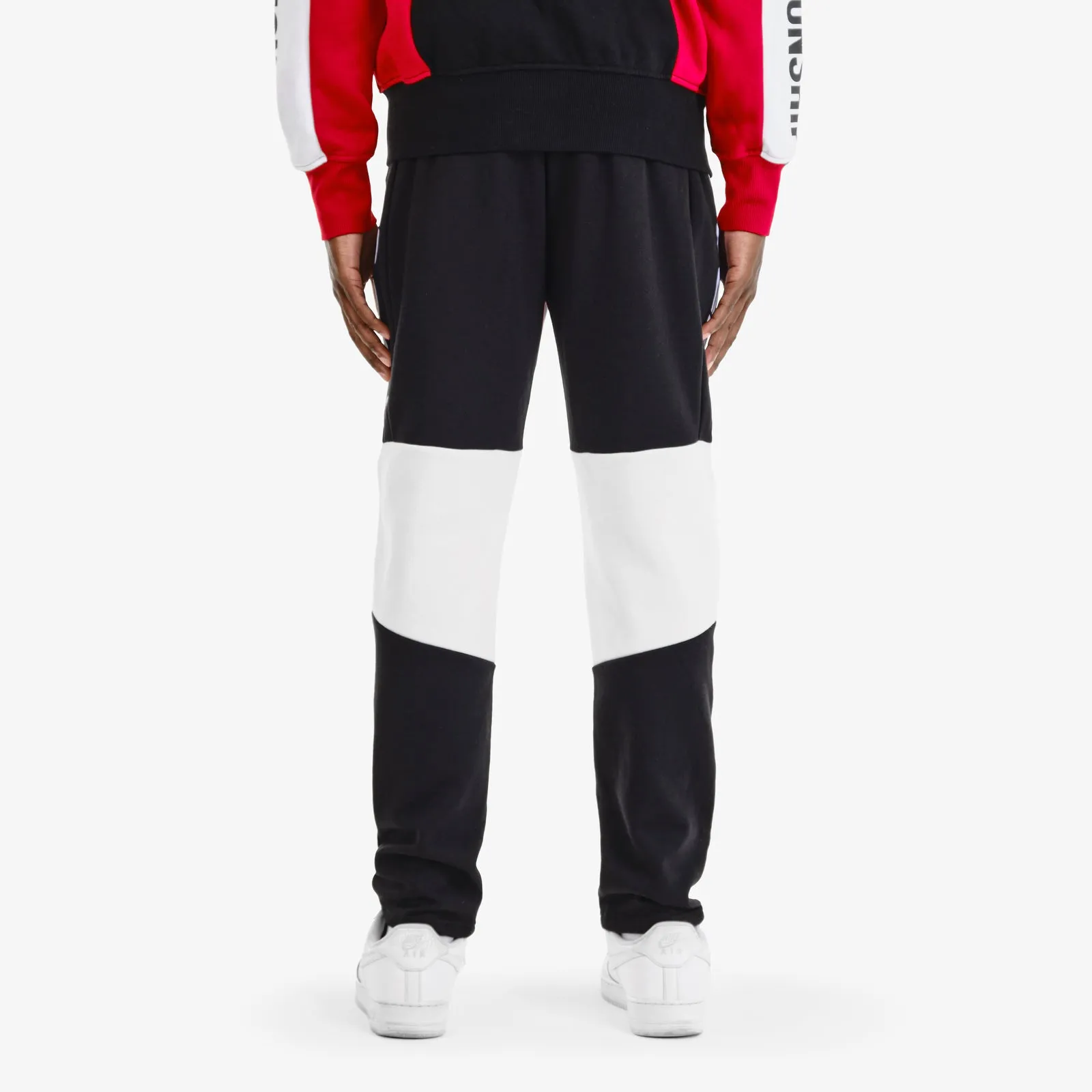 BLACK/RED SPEED FLEECE PANTS