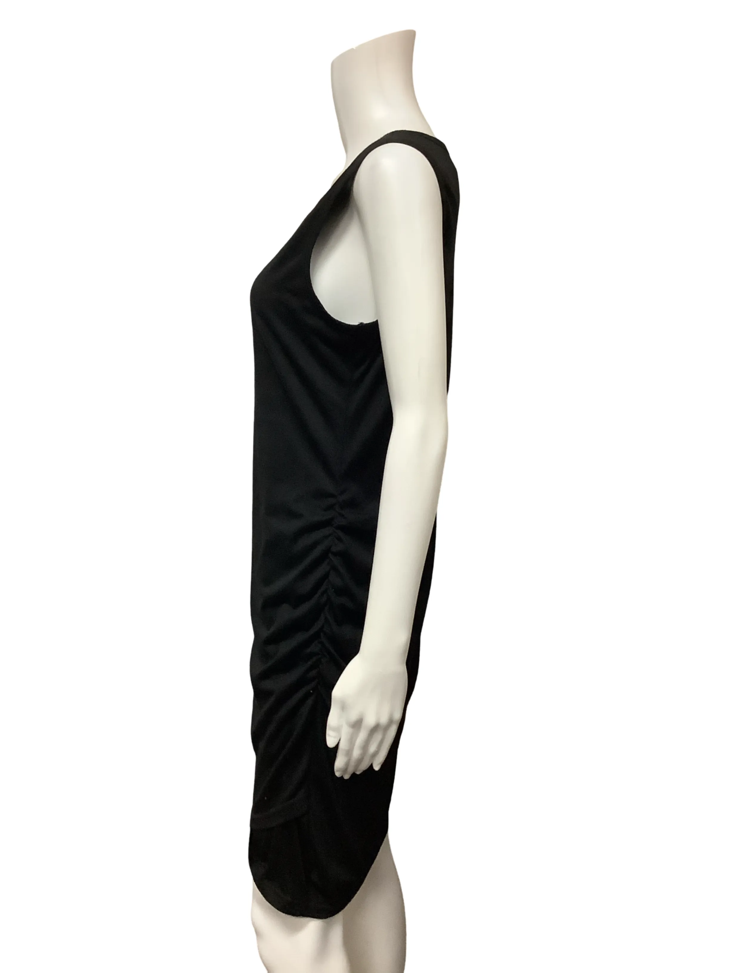 BTFBM Dress Black Scoop Neck Sleeveless Size: L