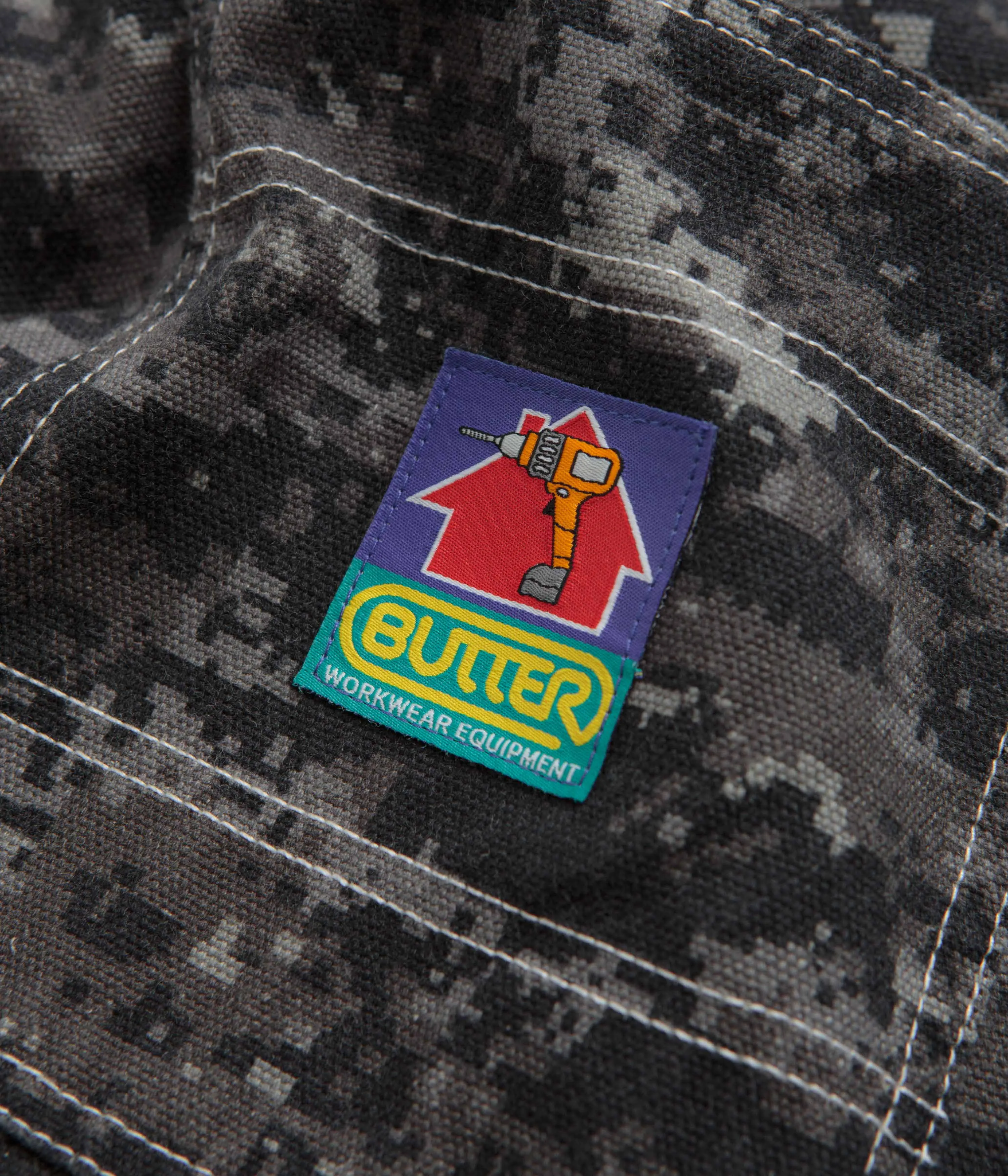 Butter Goods Work Pants - Dark Digital Camo