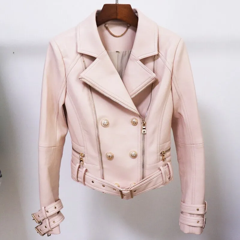 Dallas Vegan Leather Moto Jacket