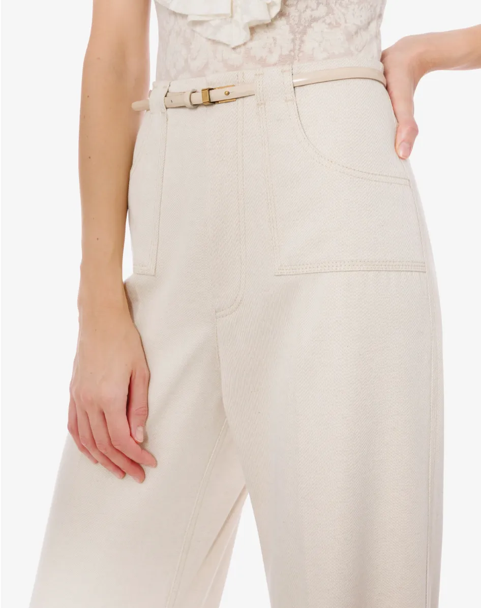 Diagonal Canvas Trouser