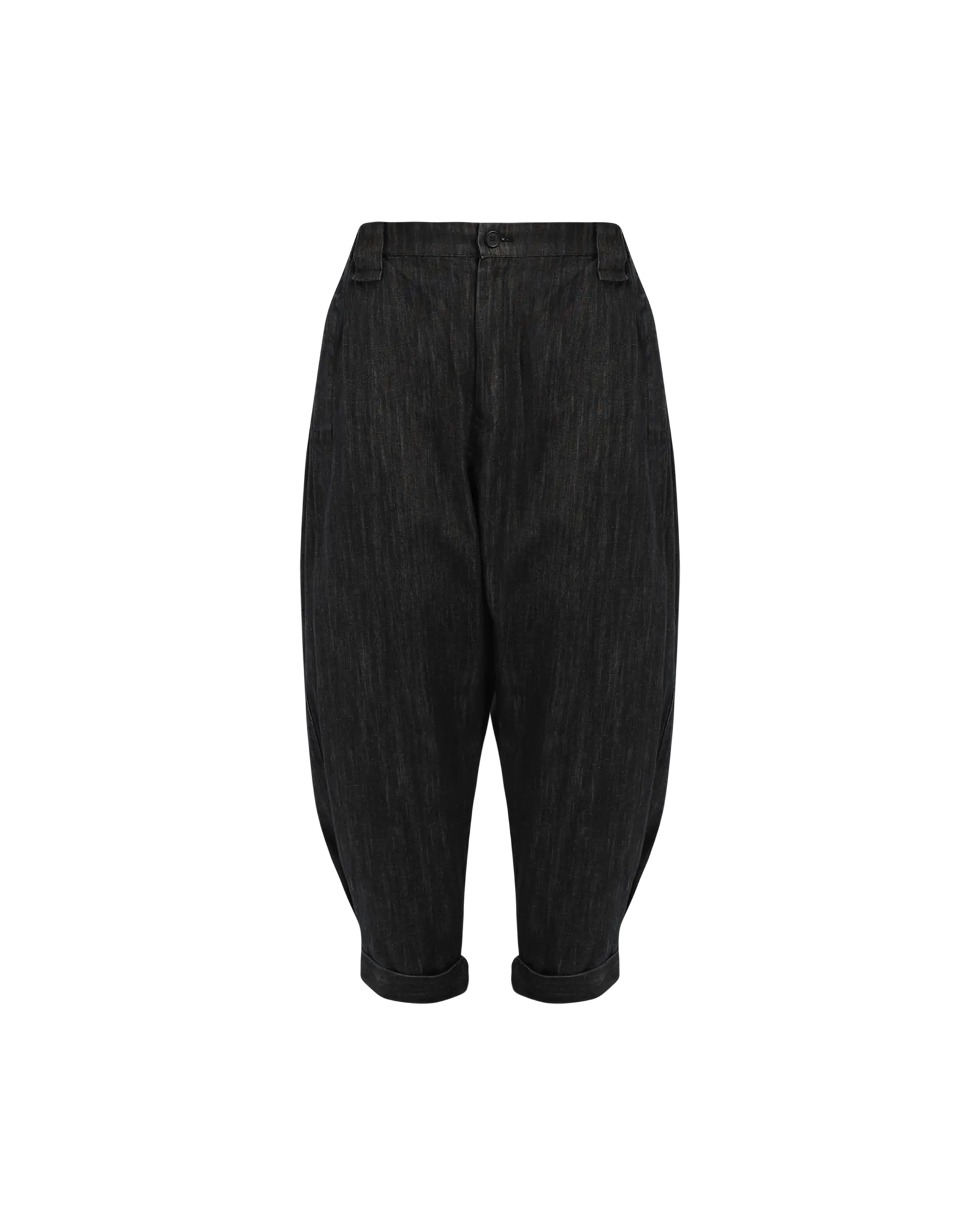 Elastic Denim Pants