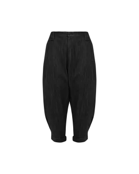 Elastic Denim Pants