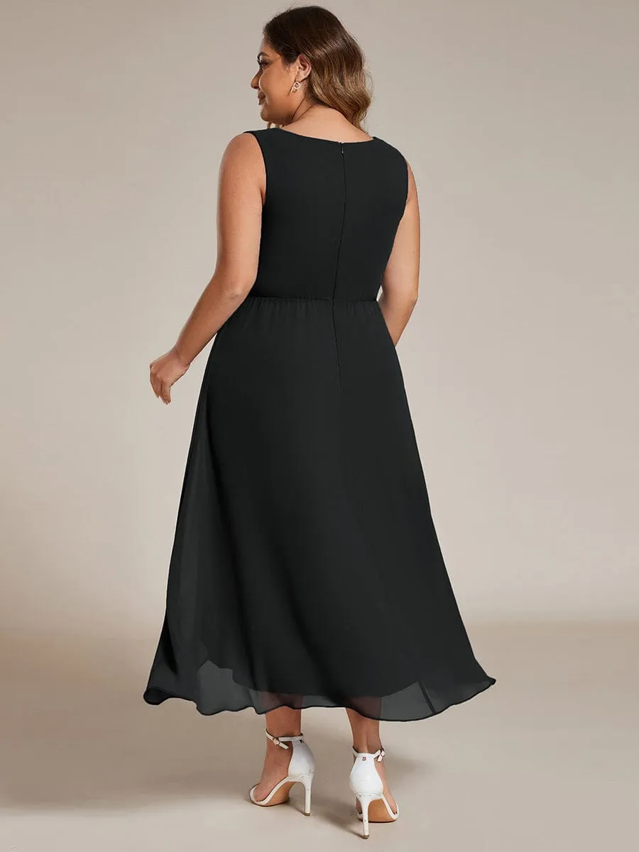 Esme sleeveless mother of bride/groom dress