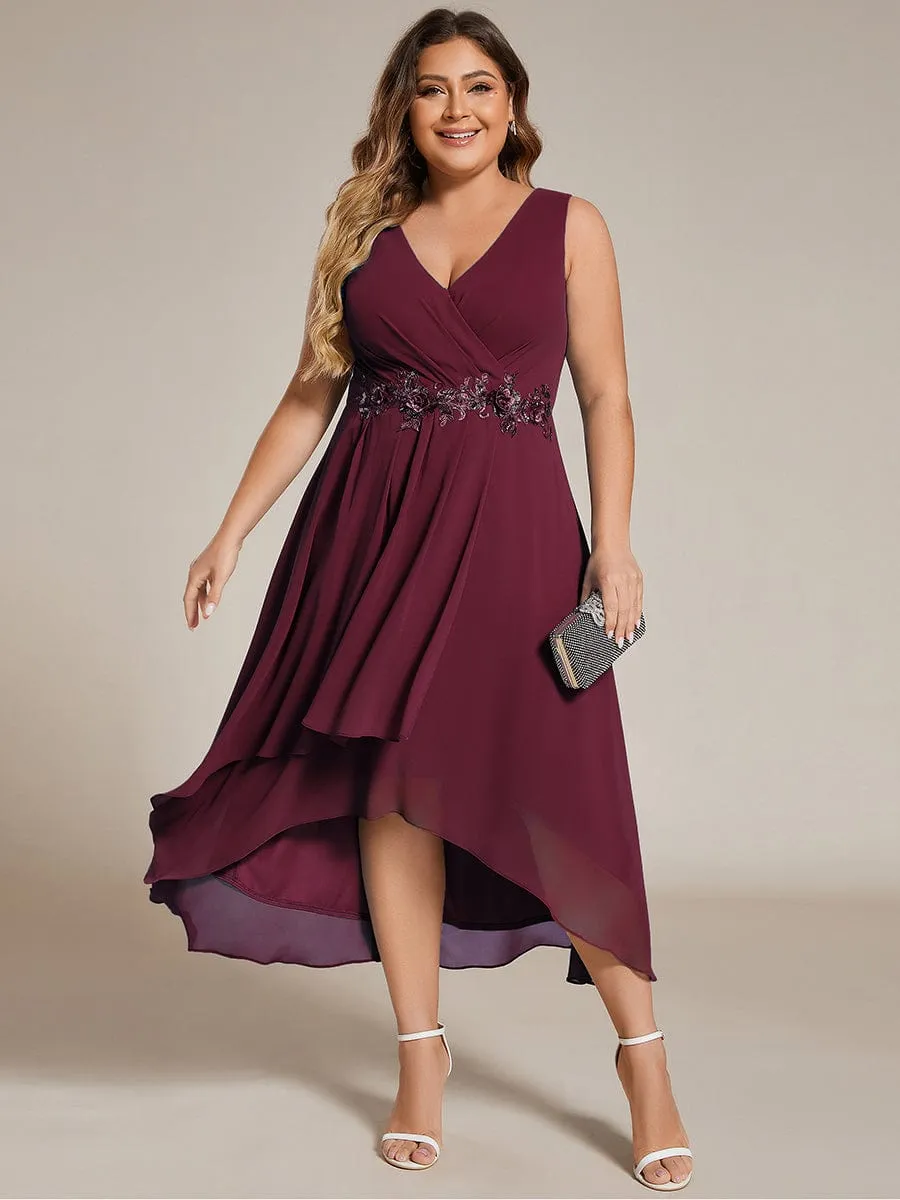 Esme sleeveless mother of bride/groom dress