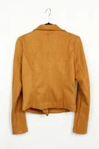 Faux Suede Moto Jacket.
