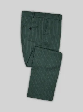 Green Pinstripe Pants