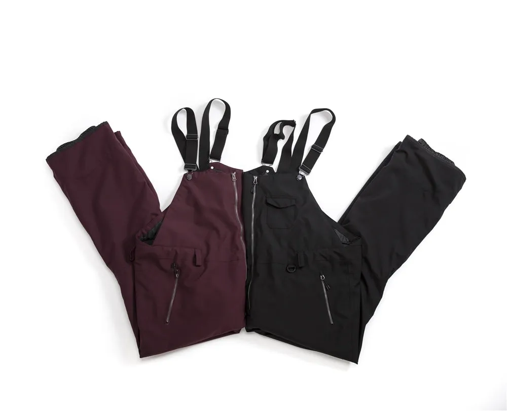 Groove Plus Size  Coveralls | Merlot and Black