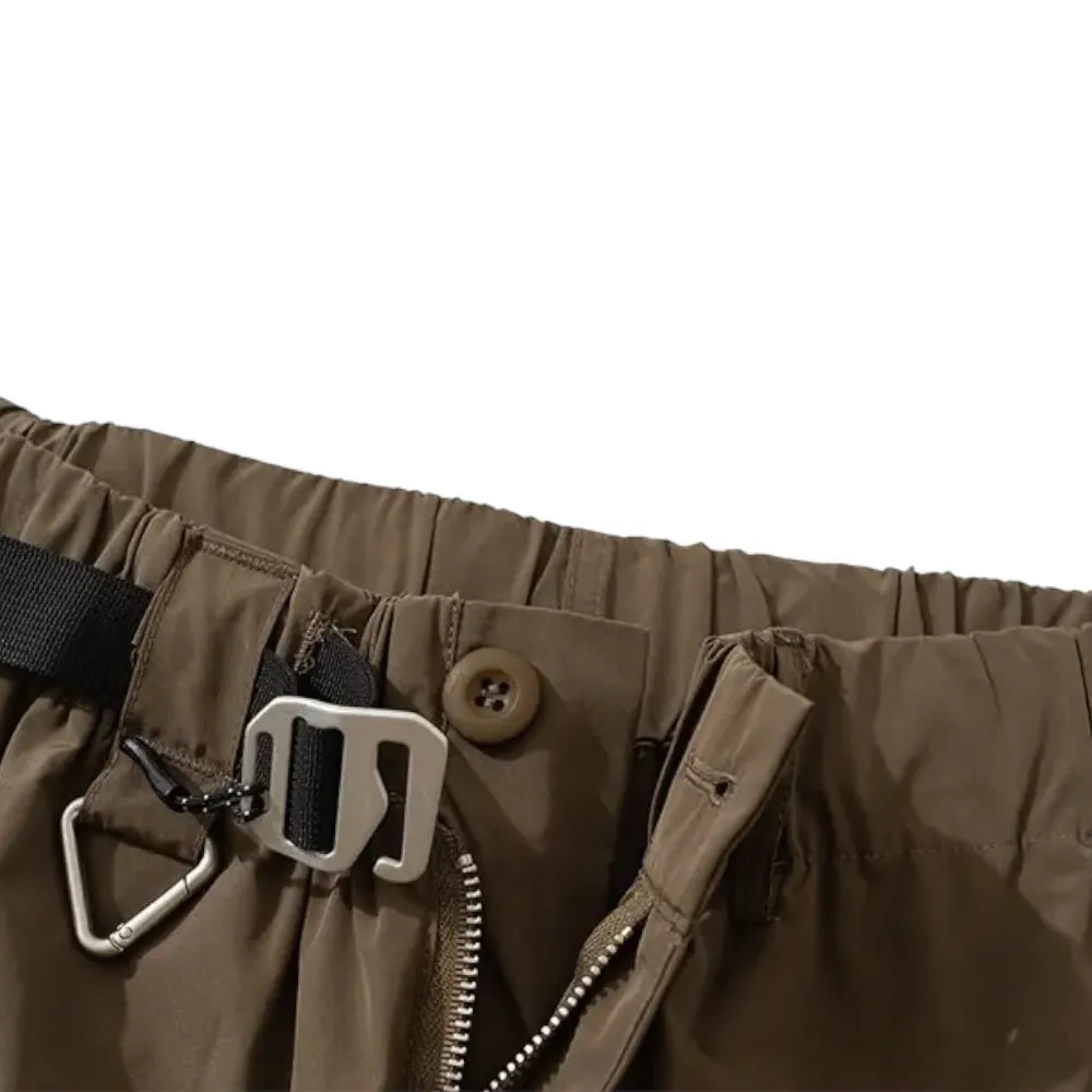 Hiking shorts in a pouch