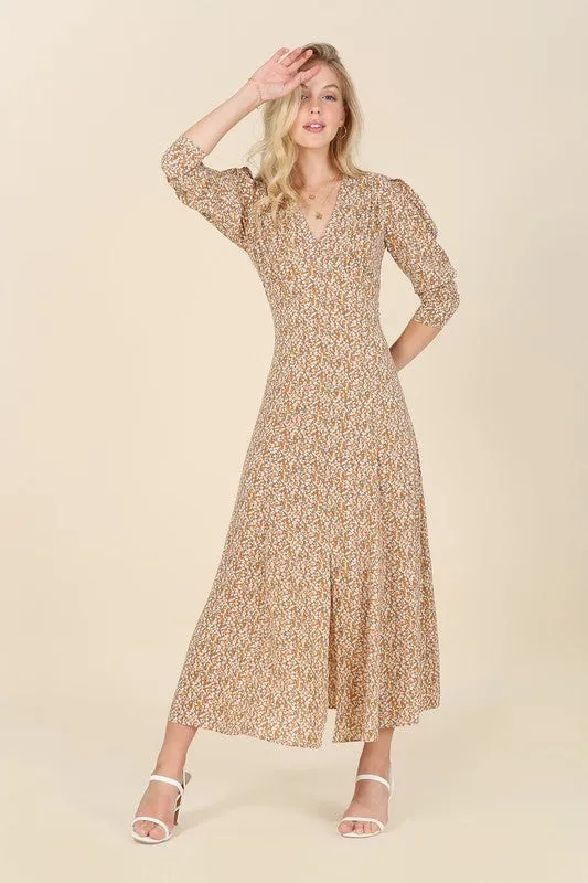 Iris Long Sleeve Maxi Dress