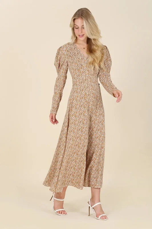 Iris Long Sleeve Maxi Dress