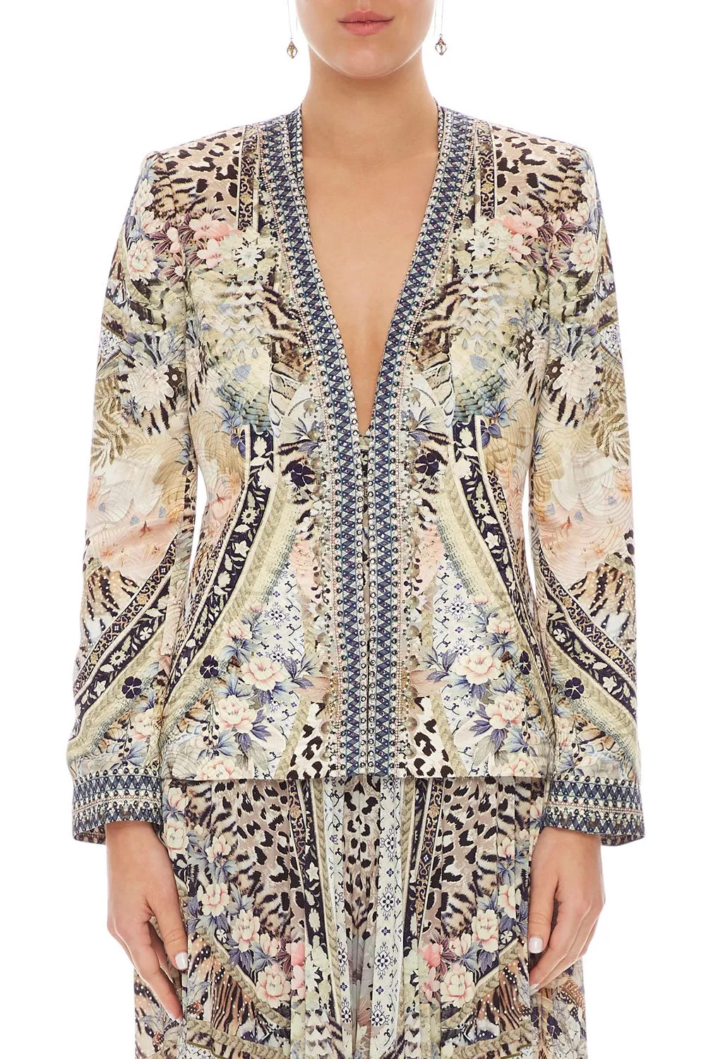 JACKET WITH REMOVABLE COLLAR MOTO MAIKO