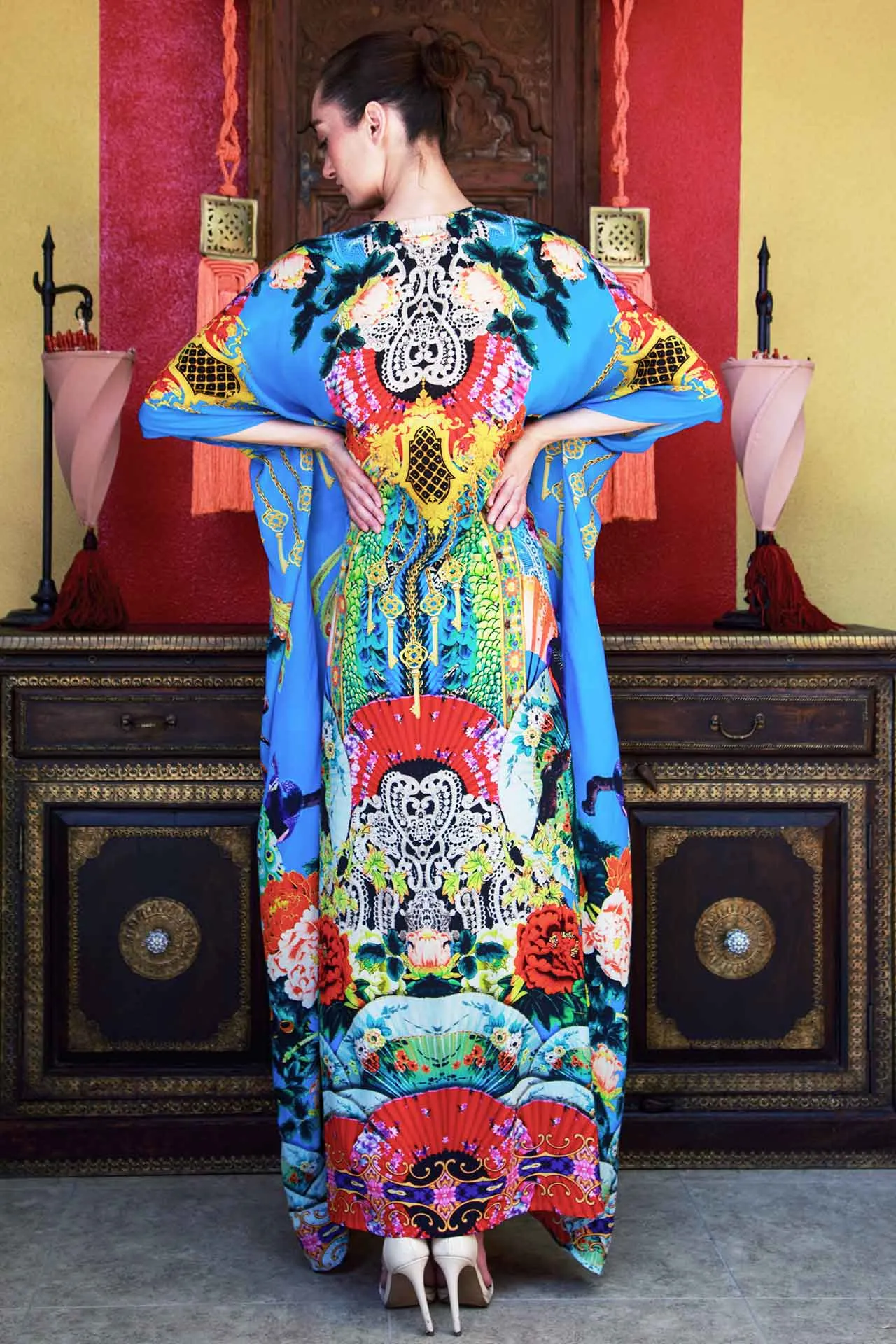 Japanese Print Caftan