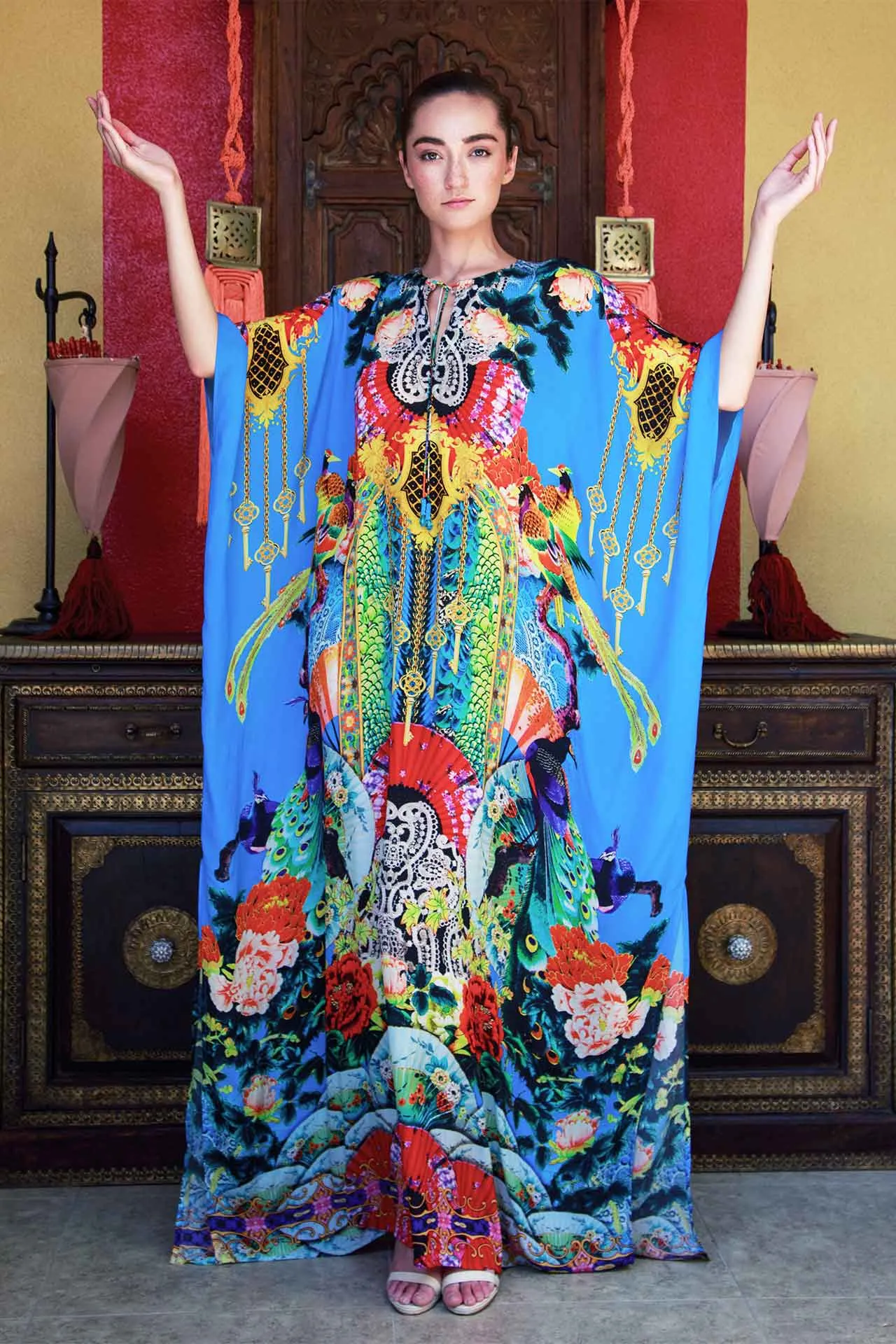 Japanese Print Caftan
