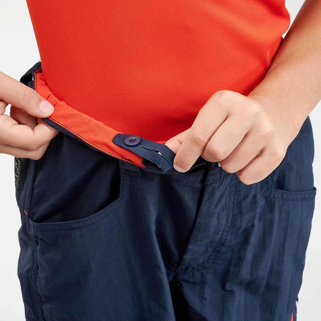 Kids’ hiking shorts, 7-15 years, MH500