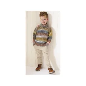 King Cole Kids Chunky Knitting Pattern 6243
