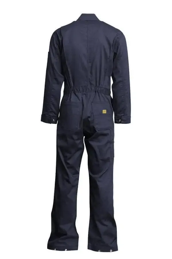 LAPCO - 7oz 88/12 FR Deluxe Coverall, Delta Logo w/ 2" YSY Arms/legs/shoulder, Navy