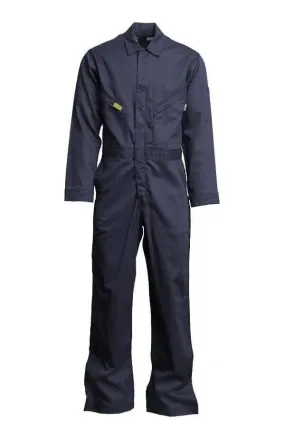LAPCO - 7oz 88/12 FR Deluxe Coverall, Delta Logo w/ 2" YSY Arms/legs/shoulder, Navy