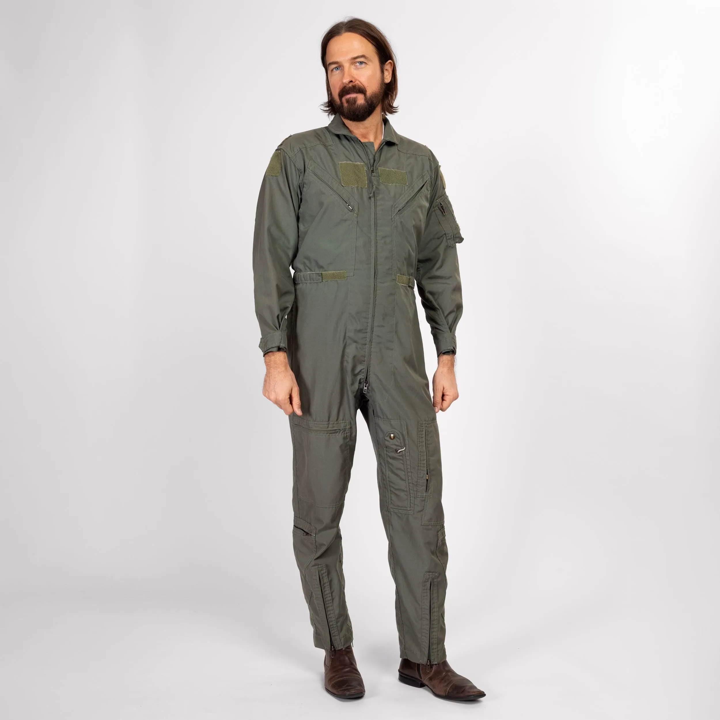 Medium 90s Air Force Flyer's Coveralls Flight Suit 40R
