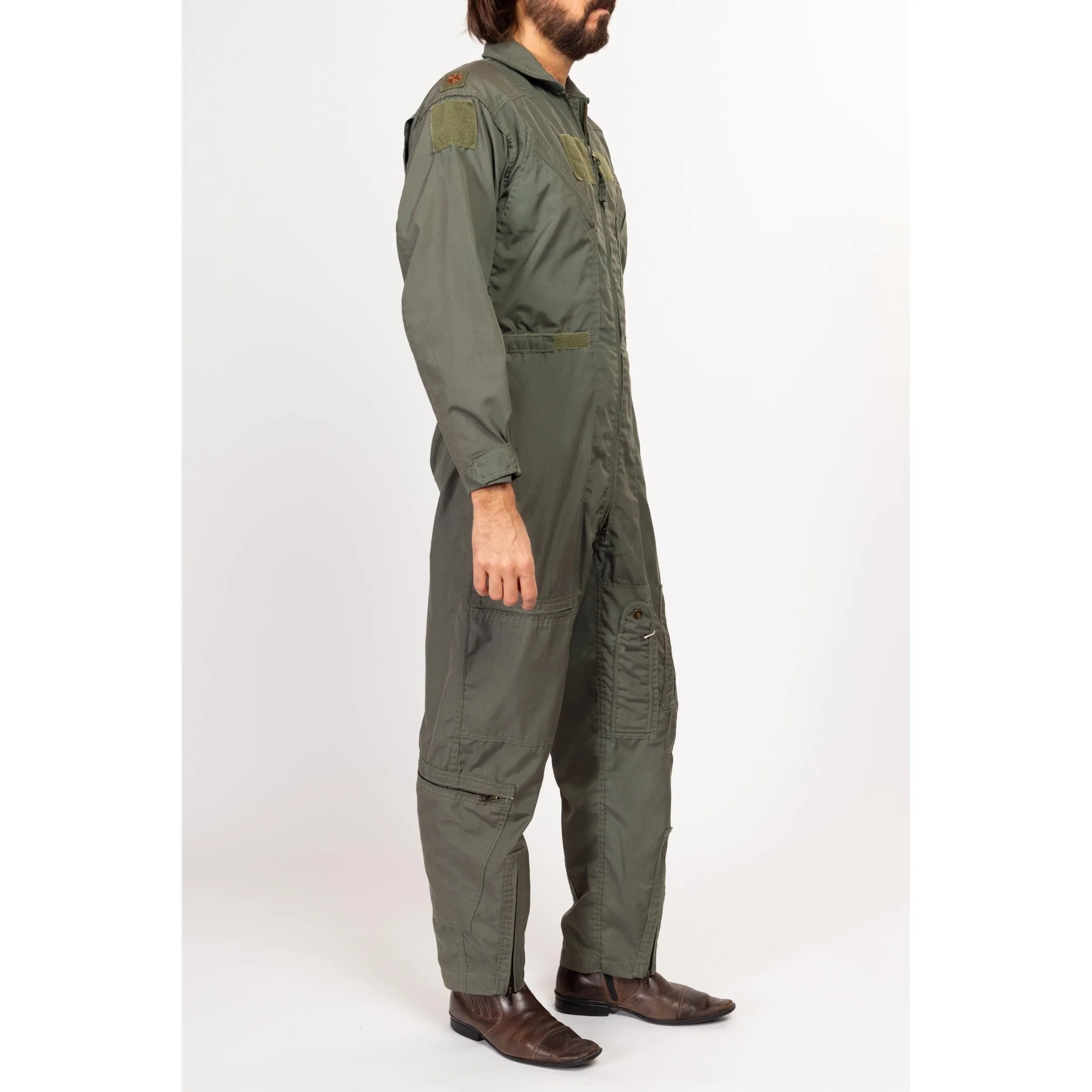 Medium 90s Air Force Flyer's Coveralls Flight Suit 40R
