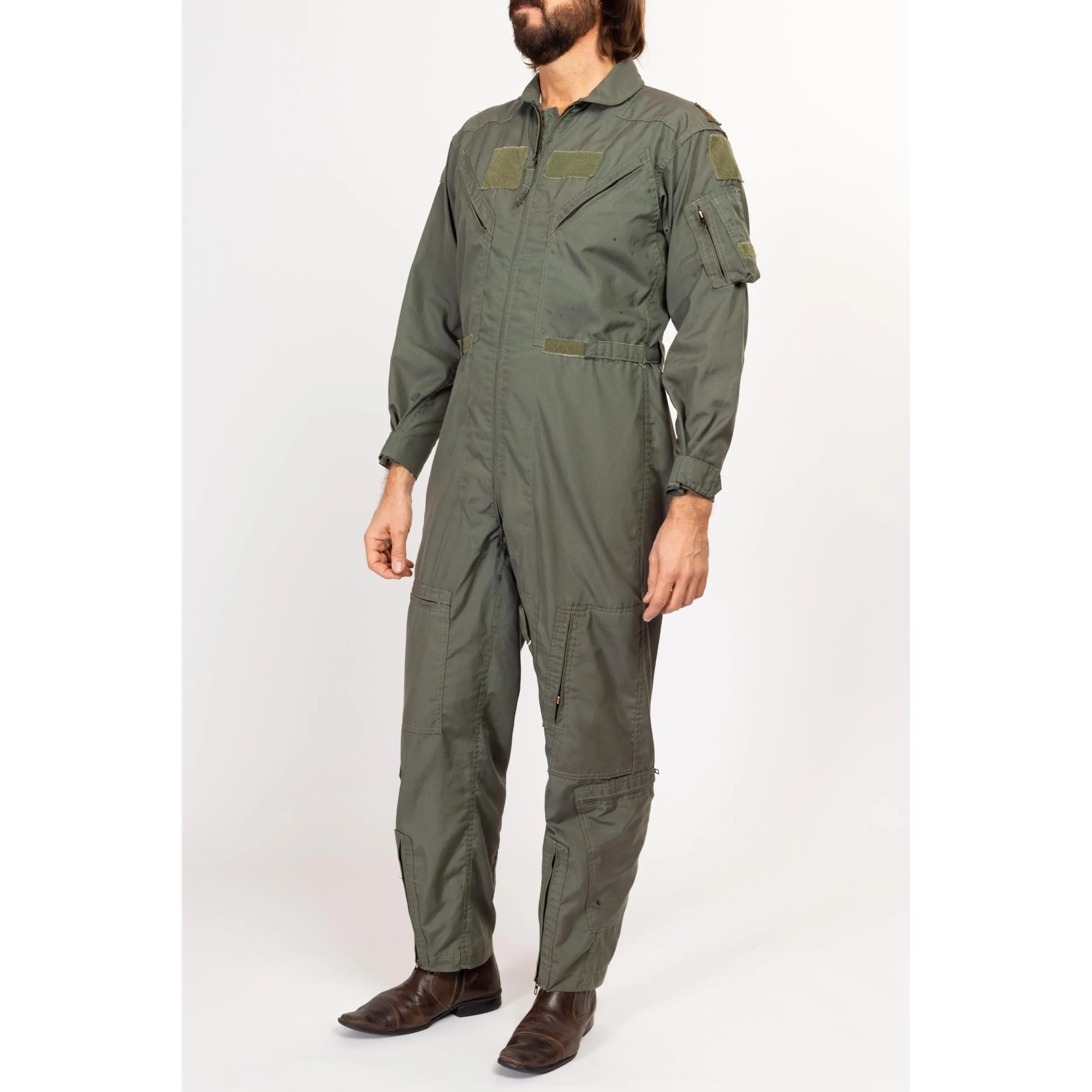 Medium 90s Air Force Flyer's Coveralls Flight Suit 40R
