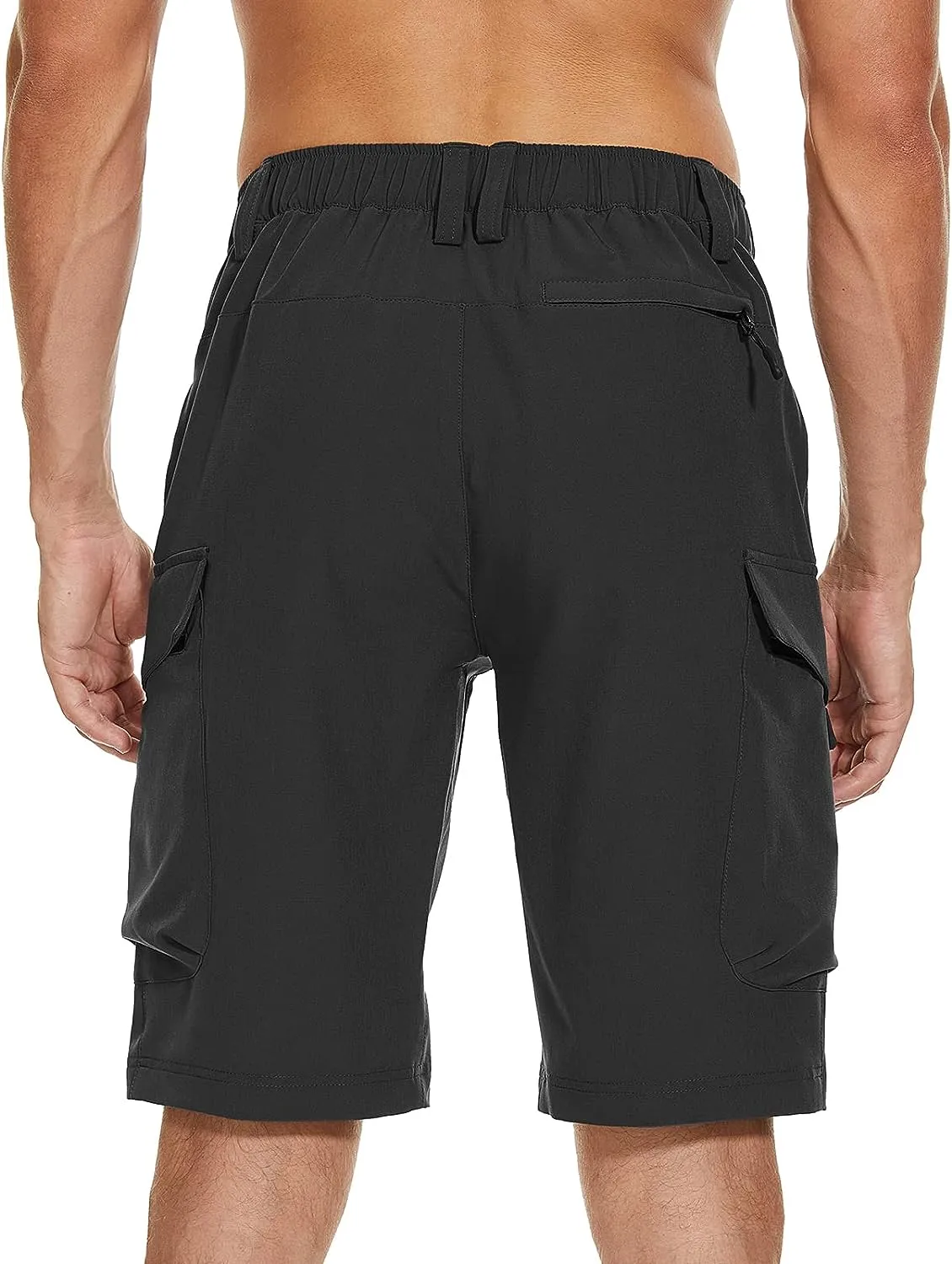 Men's Cargo Shorts with 7 Pockets Bermuda Work Trousers