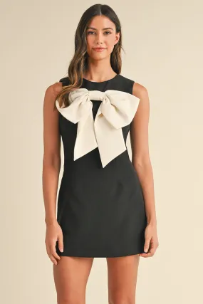 Noir Bow Little Black Dress