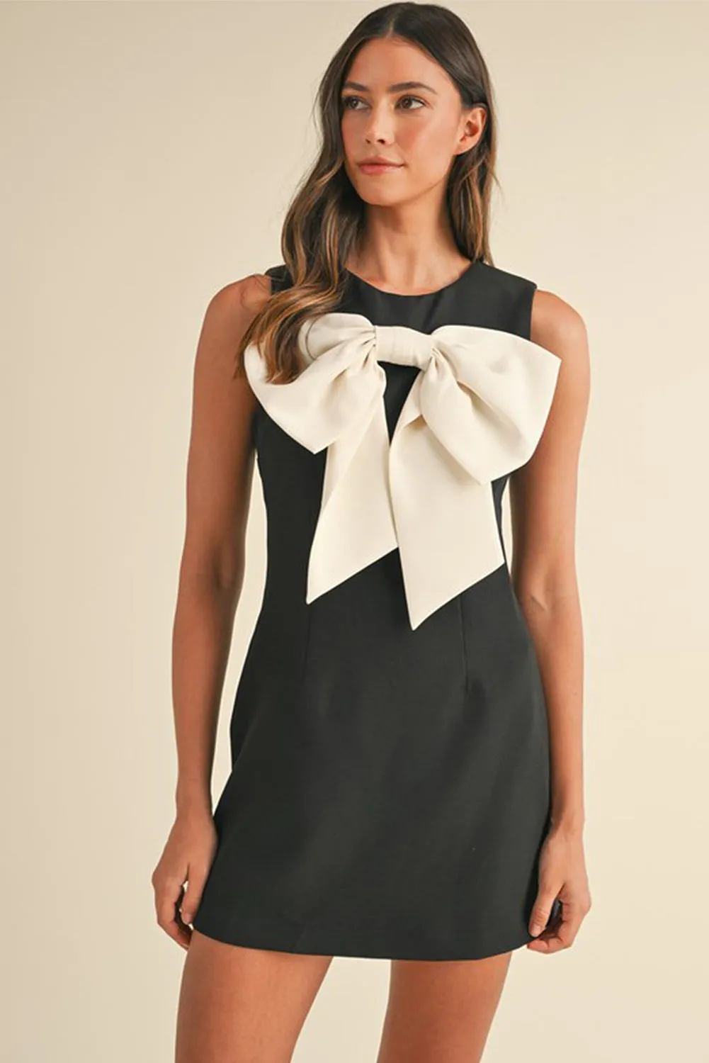 Noir Bow Little Black Dress