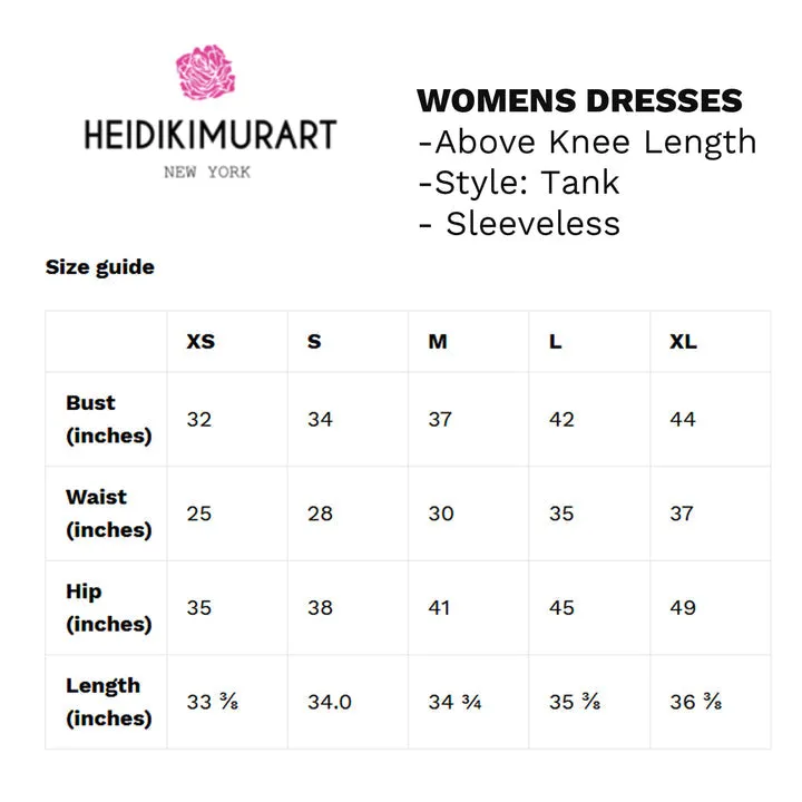 Pink Floral Print Sleeveless Dress, Flower Print Elegant Women's Long Comfy Causal Dress- Made in USA/EU/MX