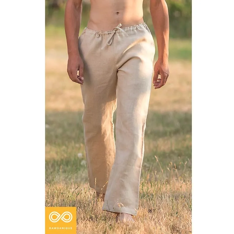 REDONDO Elastic-free 100% Organic Hemp Meditation Pants (Closeout - Final Sale)