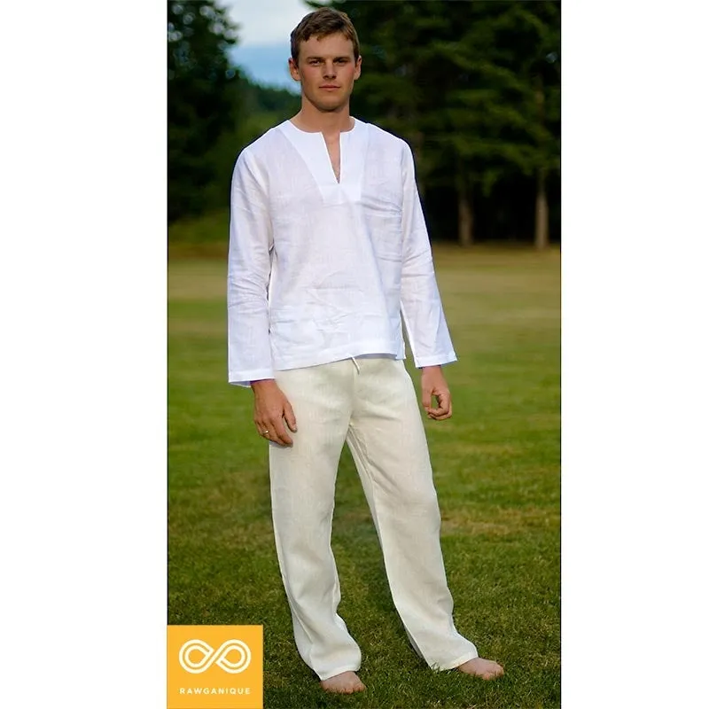 REDONDO Elastic-free 100% Organic Hemp Meditation Pants (Closeout - Final Sale)
