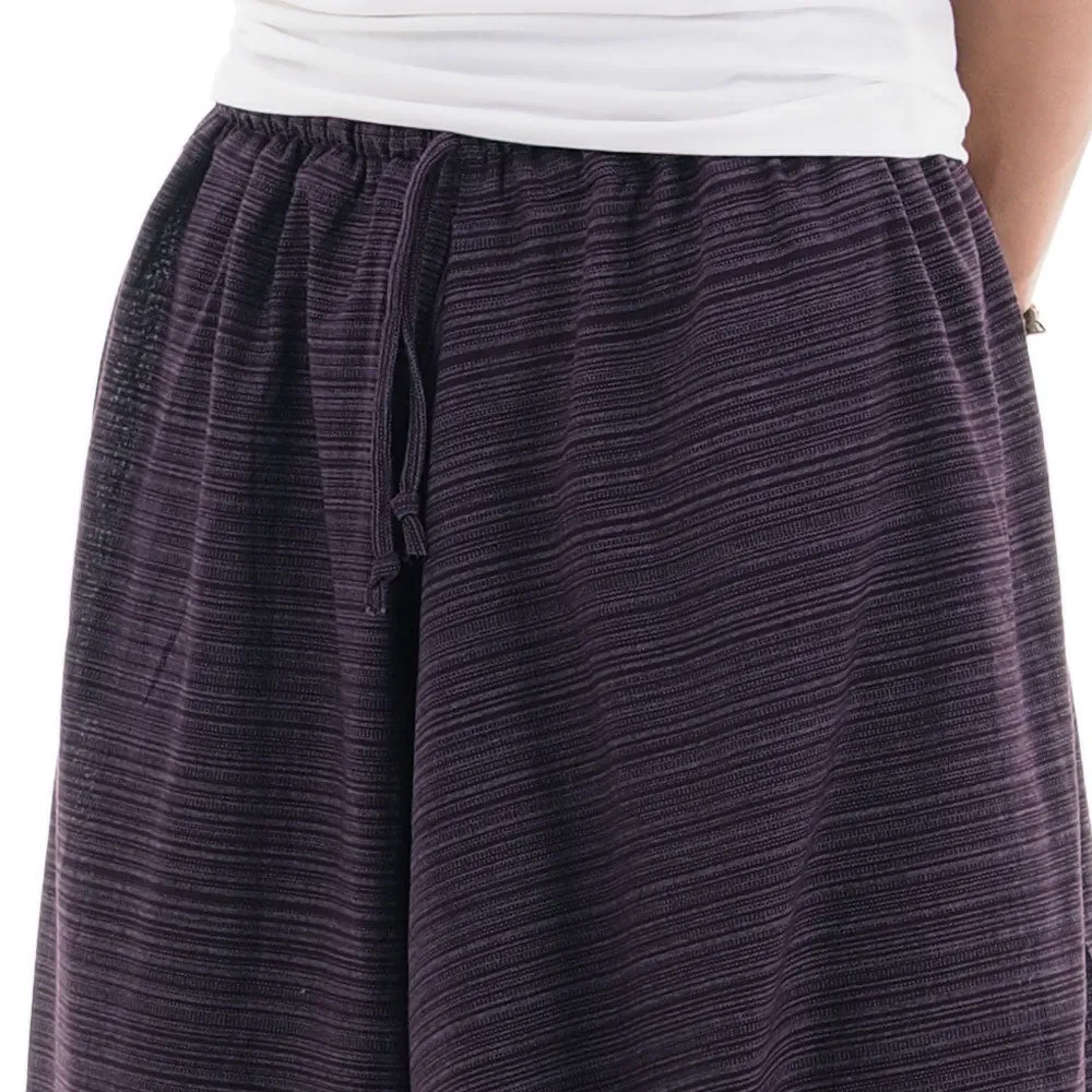 Royal Orchid Men's Pinstripe Drop Crotch Harem Pants