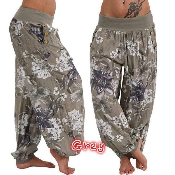 Sexy Loose Plus Size Low Waist Beach Pants